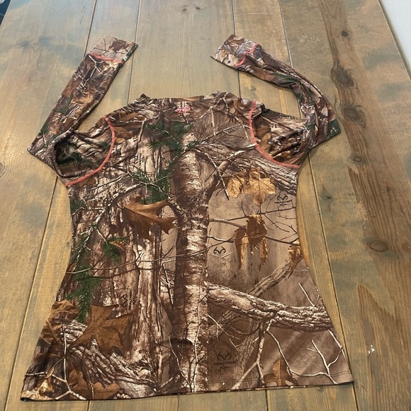 Under Armour Real Tree Women’s Long Sleeve Heat Gear Scented Control Shirt Sz:XL - Picture 7 of 8